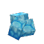 Cyan Crystal - Medium